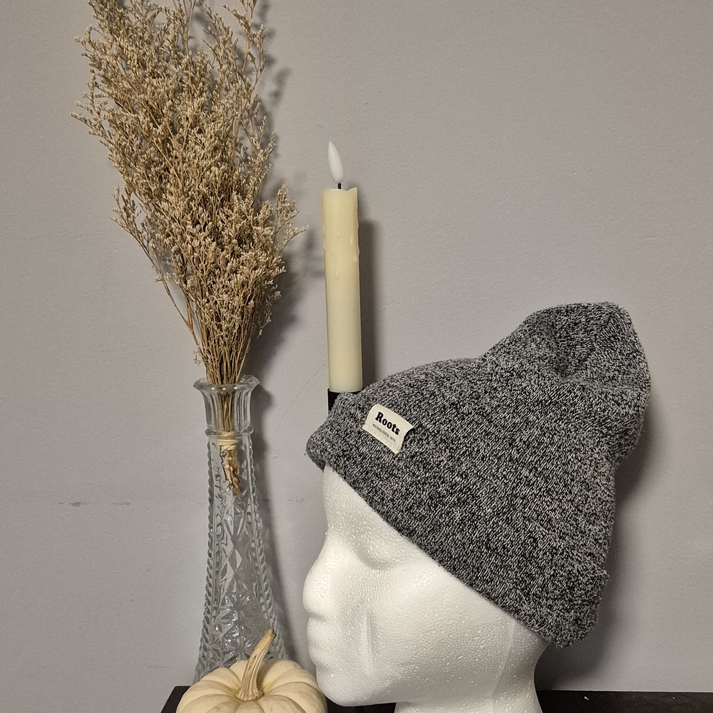 Unisex Roots Gray Beanie